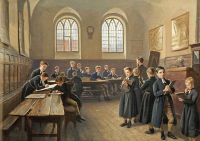 The Blue Coat School Gloucester, 1879-90 by John Kemp